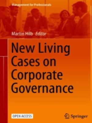cover image of New Living Cases on Corporate Governance